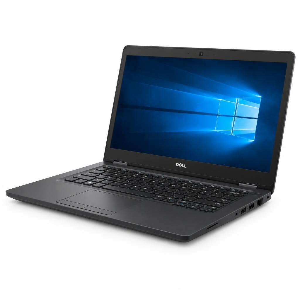 Dell 8th generation business laptop on a white background