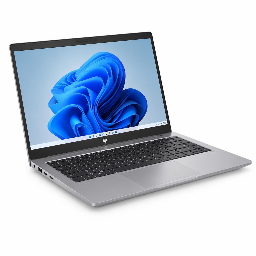 HP 13th generation business laptop on a white background